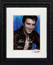 Drawing print Of Elvis Presley 1969 From the Original. hand sign by the ... - $1,113.75