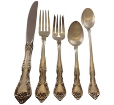 Alencon Lace by Gorham Sterling Silver Flatware Set For 8 Service 42 Pieces - £1,974.08 GBP