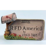 Schmid RFD America Porcelain Sign Plaque Autographed Dated by Lowell Dav... - $27.85