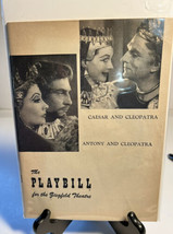 Playbills Broadway Show Caesar/Anthony Cleopatra 1/7/1952 Vivian Leigh Olivier - £29.54 GBP