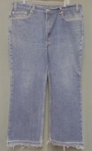 Vintage Levis 517 Bootcut Denim Blue Jeans Mens Measured Size 40x28 - £15.75 GBP