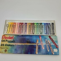 Pentel Arts Oil Pastels 25 Color Set (PHN-25) Certified AP Non-toxic New - £7.06 GBP