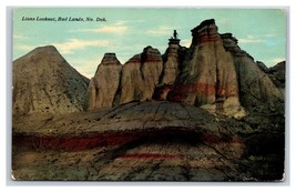 Lions Lookout in The Badlands North Dakota ND UNP DB Postcard W6 - £3.68 GBP