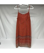 Vintage Robbie Bee Red 100% Silk Short Sleeveless Dress Size 8 Fully Lined - $37.31