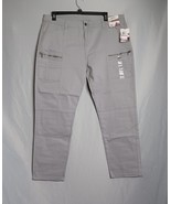 London Fog Supply Company Pants Women&#39;s 16 Gray Utility Cargo Gorpcore NWT - $39.50