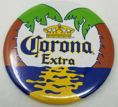 Corona Extra Palm Trees Ocean Light Up Formerly Pinback Vintage - £7.43 GBP