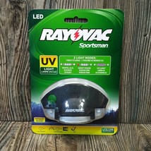 RAYOVAC Sportsman 5-LED Tracking Hat Clip Flashlight UV Night Vision +Ba... - $17.32