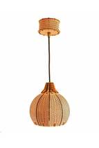 Rustic Laser Cut Pumpkin Model Wooden Lampholder with Cover Pendant Lamp Living  - £39.96 GBP