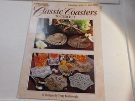 Classic Coasters to Crochet - Leisure Arts Leaflet 2611 vintage c 1994 - $7.91