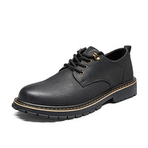 Men Shoes Fall New Fashion Low-top Retro Classcial Casual Leather Shoes Trend Me - £115.60 GBP