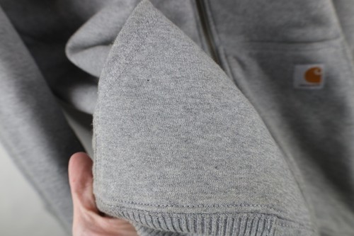 Vtg Y2K Carhartt Mens XL Heavy Deep Pile Fleece Lined Hoodie Sweatshirt Jacket Item image 6