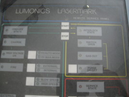 Lumonics Lasermark laser Remote Service Control Panel # 232NA451E w/ cord - $2,198.41 MXN