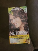 Garnier Nutrisse Nourishing Permanent Hair Ultra Creme Light Natural Brown 60 - £11.63 GBP