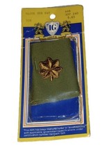 US Army Major collar insignia Patch WWII embroidery Sew on IRA Green - $374.43 MXN