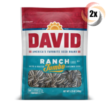 1x Bag David Jumbo Ranch Flavor Sunflower Seed Bags | 5.25oz | Salted &amp; ... - $14.18 CAD