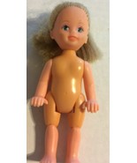 Vintage Simba Miniature Blonde Jointed 5”  Doll    SKU 040-36 - $7.87