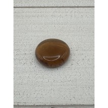 Backgammon Replacement Brown Clear Glass 1” X 1/8&quot; Checker Piece - £1.50 GBP