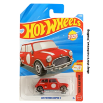 Hot Wheels Austin Mini Cooper S Red #71 Mainline 2026 Case H/J In-Stock New - $5.22