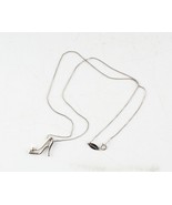 *Disney Cinderella Sterling Silver Shoe Necklace 18&quot; - $1,031.31 MXN