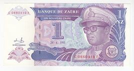 Zaire, 1 Zaire, 1993, P52, UNC, - $11.33