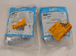 Hubbell Raco 2923B5 EMT 3/4&quot; Compression Coupling Fitting 25Y1 (5-Pack) ... - $17.48 CAD