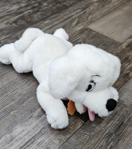 101 Dalmatians Oddball Plush Dog Disney 12&quot; Laying Down Felt Flower Tag - $406.22 MXN