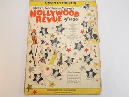 Vintage Sheet 1929 Singin&#39; In The Rain From Mgm&#39;s Hollywood Review Of 1929 - £7.00 GBP