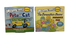 I Can Read! Phonics Berenstain Bears and Pete the Cat Fun 12 Book Sets Lot of 2 - £17.84 GBP