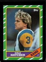 1986 Topps #93 Dale Hatcher Exmt (Rc) La Rams *XR30895 - £0.73 GBP