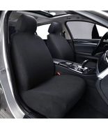 Alccojin Fitted Seat Covers for Vehicles Universal Fit Car Seat Cover Black - $17.99