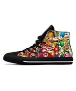 Super mario bross Aquila High Top Canvas Sneaker Shoes - $54.57 CAD