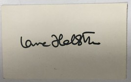 Lasse Hallstrom Signed Autographed Vintage 3x5 Index Card - $12.99