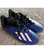 Adidas X 19.4 Mutator Blue White Flexible Soccer Cleats Youth Size 5 - $30.22 CAD