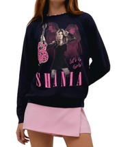 Daydreamer shania twain leopard guitar vintage sweatshirt in Black Onyx - size S - £78.92 GBP