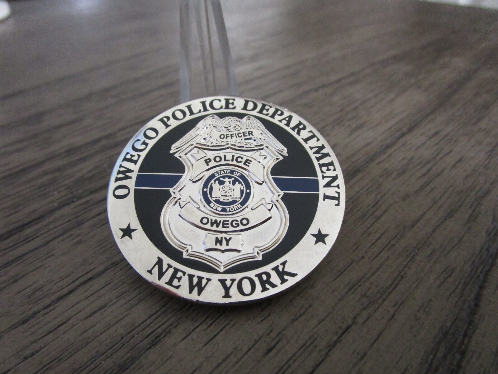 Owego police department new york challenge coin 454p challenge coins