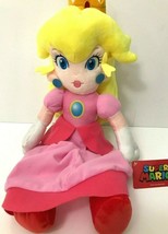 Nintendo Super Mario Soft Plush Doll Xlarge 16&quot;- PRINCESS PEACH New Licensed Toy - £19.07 GBP