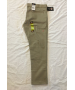 Mens Dickies WP811DS Flex Skinny Fit Straight Leg Khaki Work Uniform Pan... - £27.60 GBP