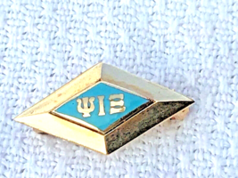 10K Phi Iota Epsilon pin VIntage 5/8” long Fraternity Sorority Collectibles - $74.61