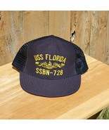 Vintage USS FLORIDA SSBN-728 Navy Snapback Hat Northstar - $29.65