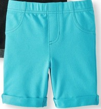 Garanimals 365 Kids Girls Knit Denim Pull On Bermuda Shorts Size 4 Neptune Blue - £7.85 GBP