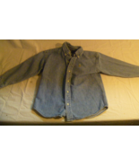 POLO RALPH LAUREN DESIGNER BLUE JEAN SHIRT 100% COTTON BLUE YOUTH BOYS S... - $491.60 MXN