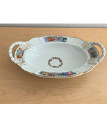 Rare Rosenthal Floral Pattern Fine China Serving Dish Trimmed in Gold - £18.93 GBP