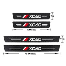 For  XC60  Car Door Sill Pedal d Pedal Cover Trim PU Leather Rear Bumper Trunk d - £149.32 GBP