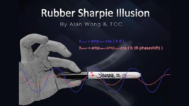 Rubber Sharpie Illusion by Alan Wong &amp; TCC - Trick - £18.59 GBP