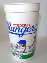 Texas Rangers Stadium Cup Red Blue 1993 Vintage Arlington Stadium Souvenir - £12.62 GBP