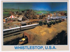 Postcard Whistlestop USA Cypress Gardens Florida Elaborate Model Railroad Tunnel - £3.90 GBP