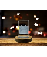 LED Base included | Glamour On-the-Go: 3D Engraved Crystal Vanity Bag - $25.99+