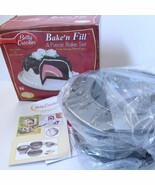 NIB Vtg Betty Crocker Bake &#39;n Fill 4 Pc Cake Pan Bake Set wDome for Fill... - €30,39 EUR