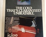 vintage Igloo Print Ad  Advertisement 1975 pa1 - $7.91