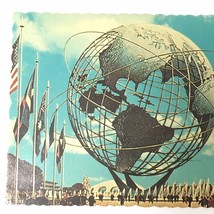 New York Worlds Fair 1964 - 1965 Unisphere US Steel Postcard Dexter Press  - £5.17 GBP